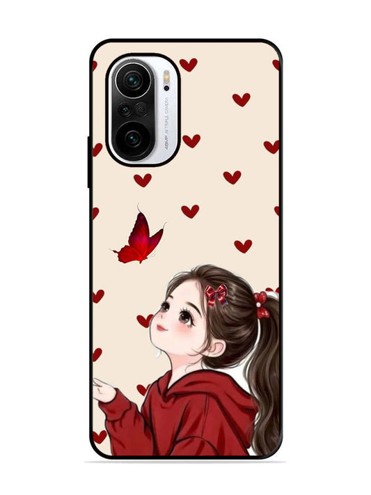 XIAOMI MI 11x 5G Beautiful girl with red butterfly