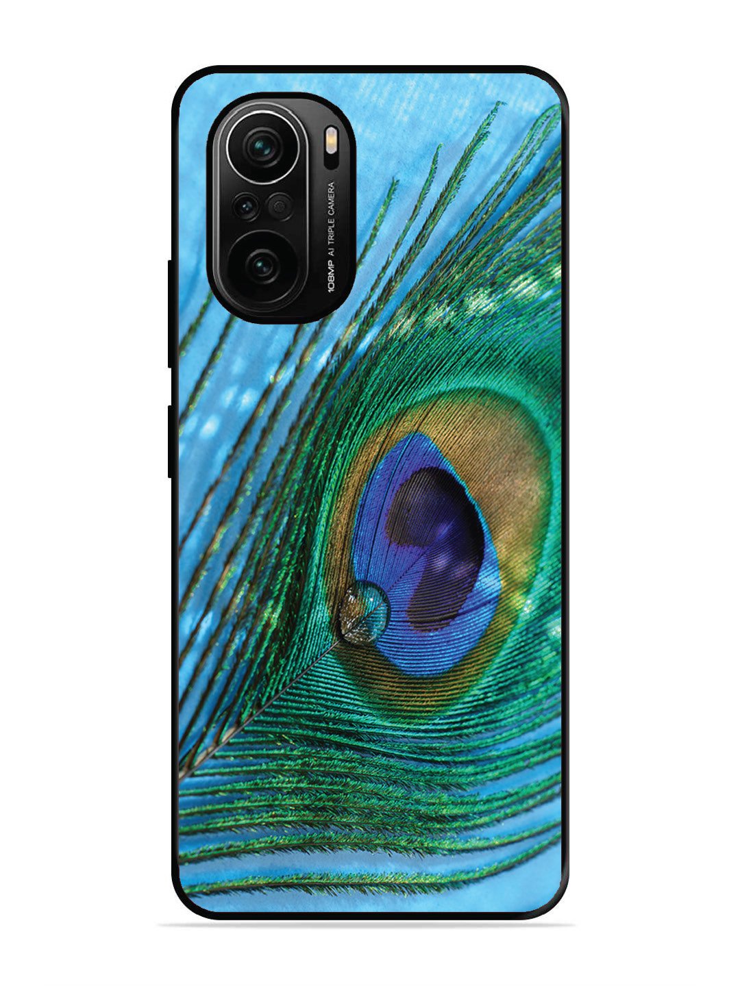 XIAOMI MI 11X PRO 5G A drop on Peacock Feather