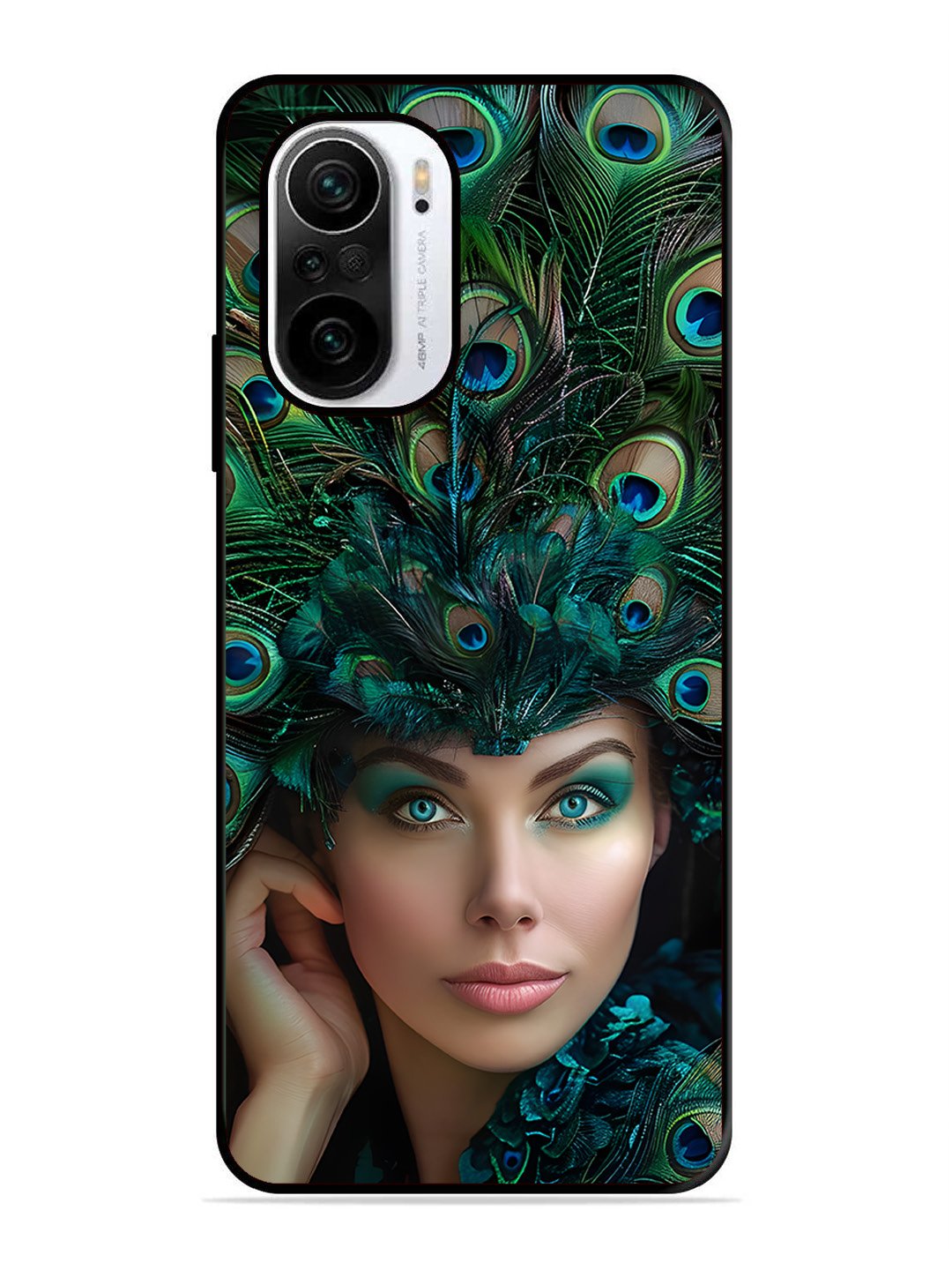 XIAOMI MI 11X 5G Girl with peacock feather Crown
