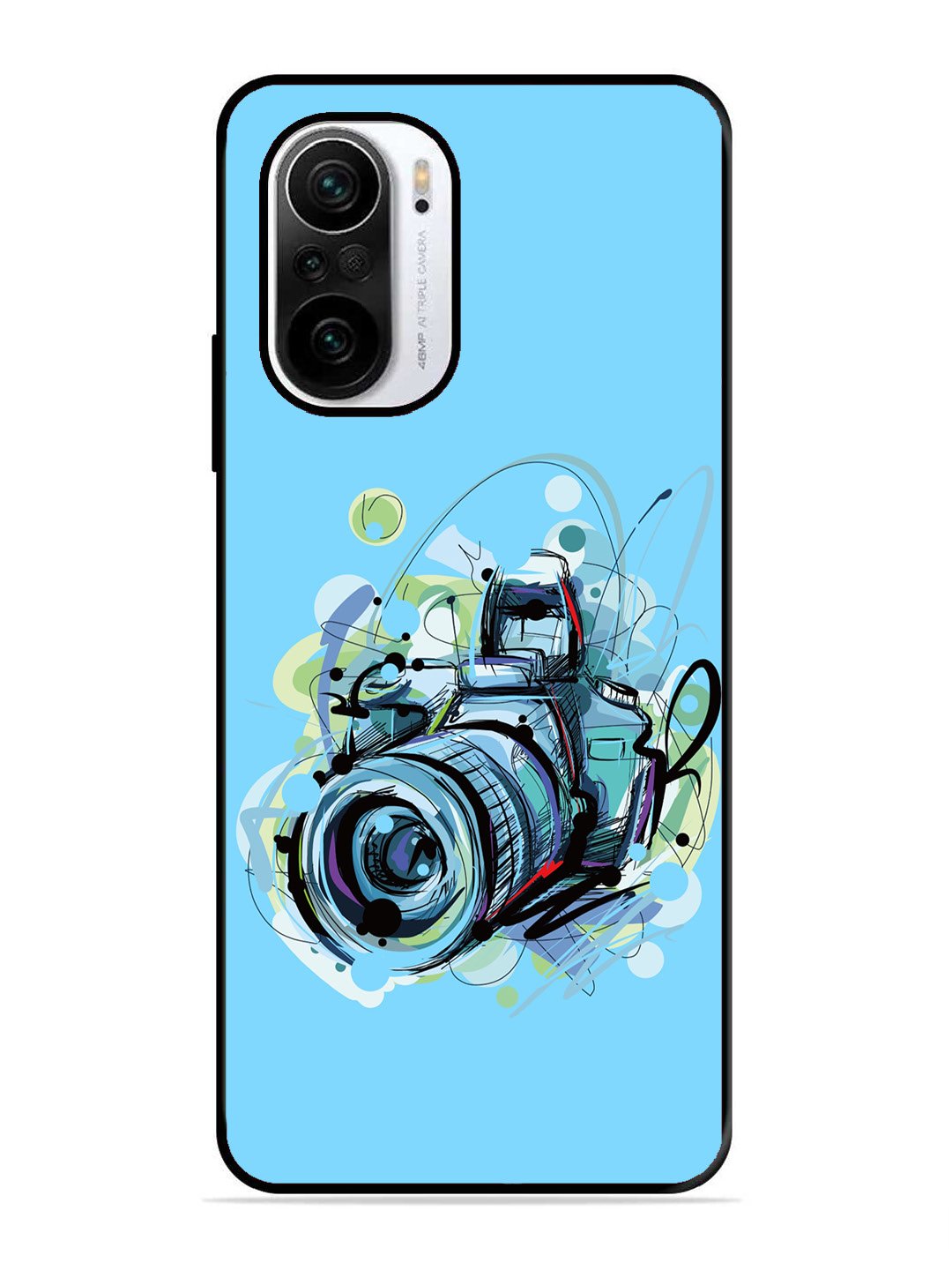 XIAOMI MI 11X 5G Camera Blue Background