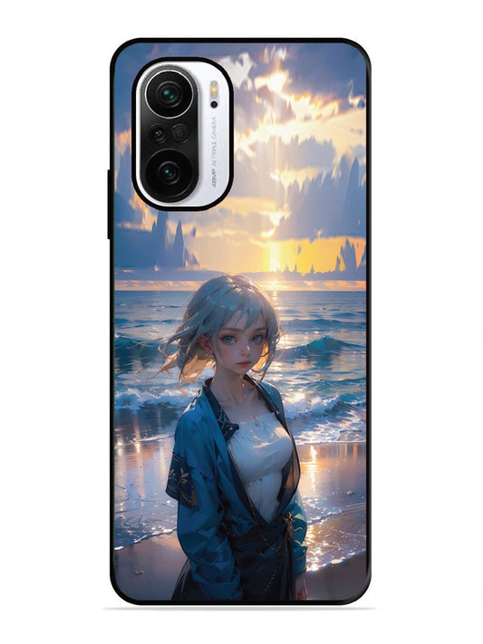 XIAOMI MI 11X 5G Anime Girl Beach Ocean Waves
