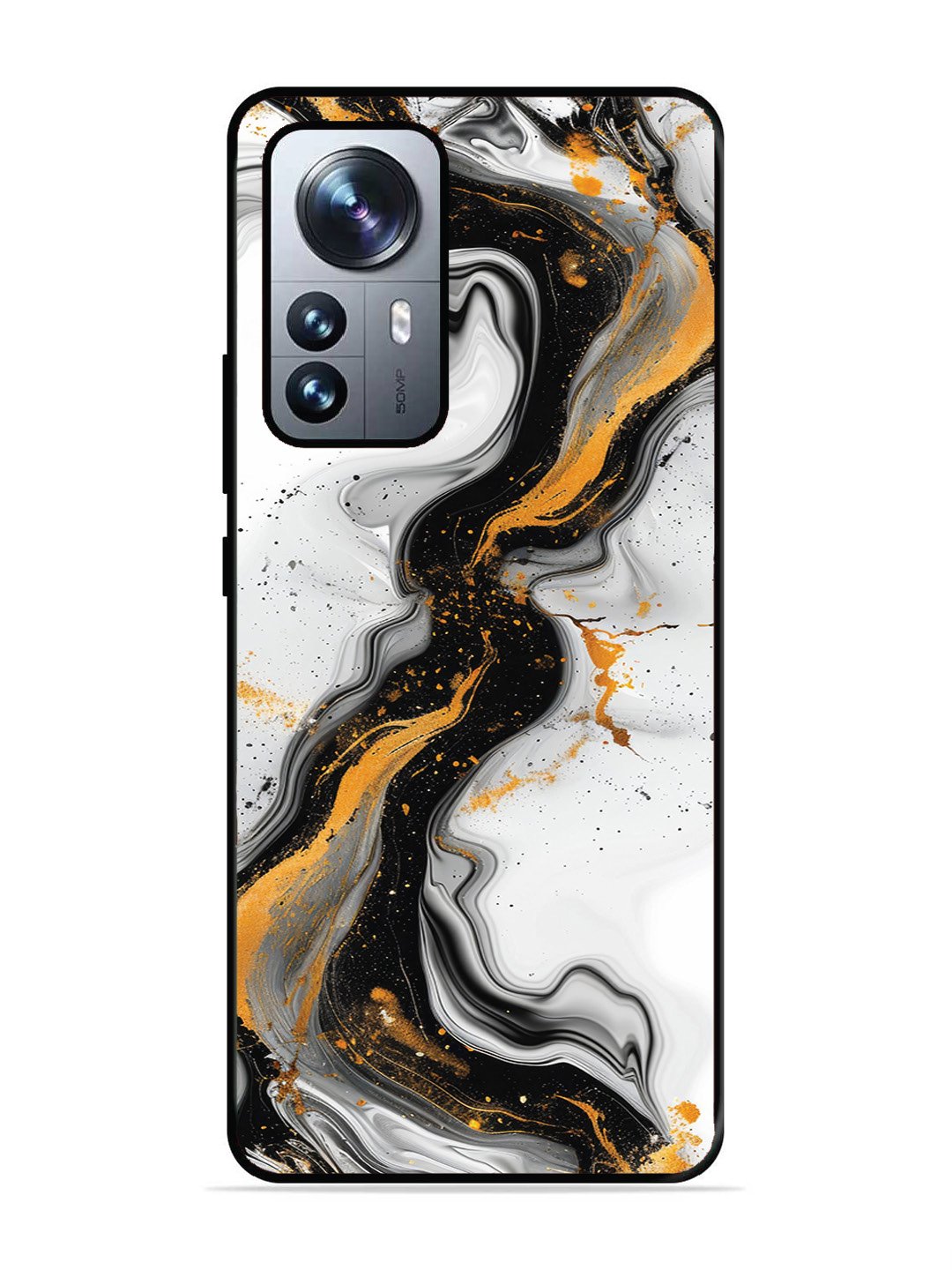 XIAOMI MI 12 PRO 5G Black And Golden Marble Essence