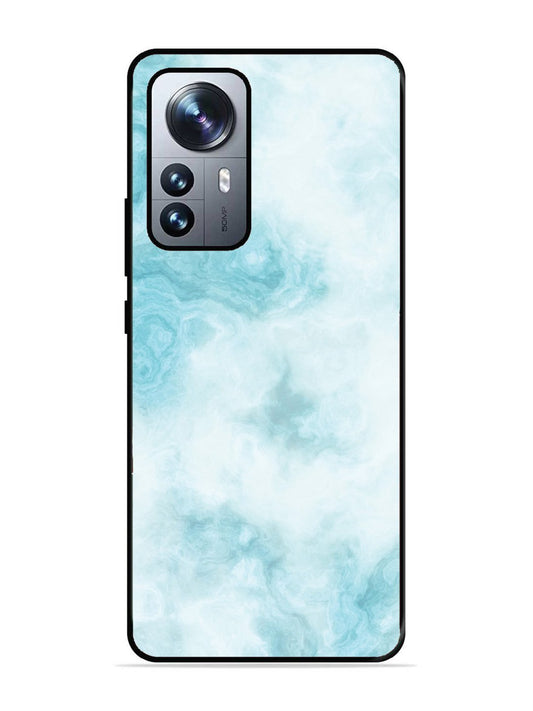 XIAOMI MI 12 PRO 5G Light Blue with White Ocean Marble