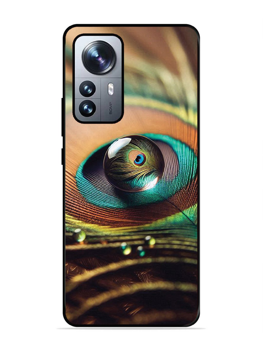 XIAOMI MI 12 PRO 5G Water Drop On Peacock Feather