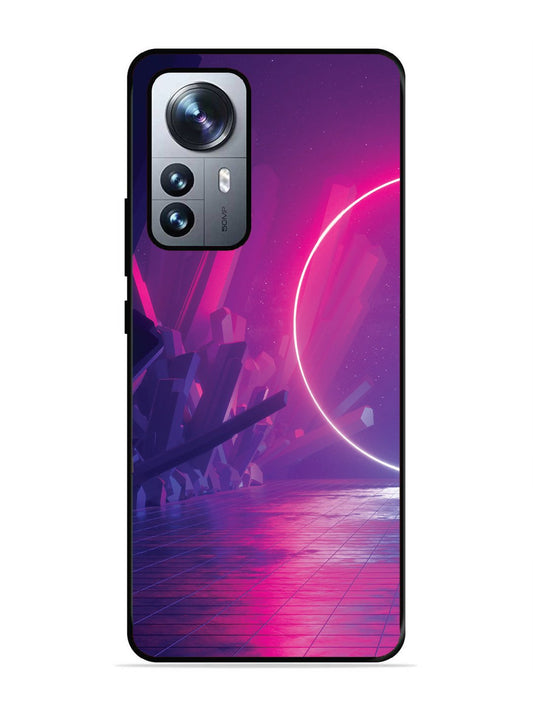 XIAOMI MI 12 PRO 5G abstract with Neon Light