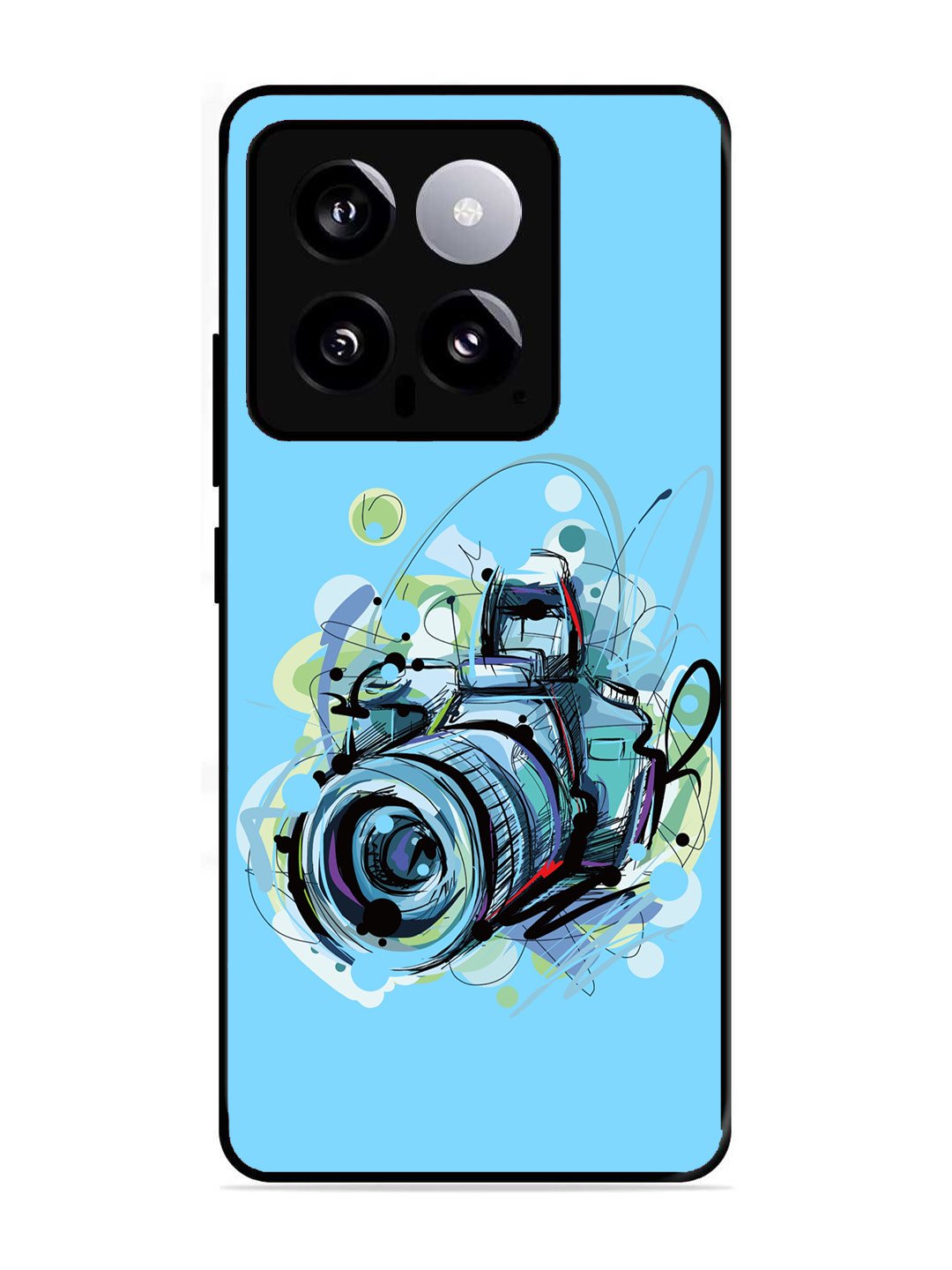 XIAOMI MI 14 5G Camera Blue Background
