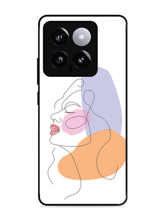 XIAOMI MI 14 5G Line Art Girl Face