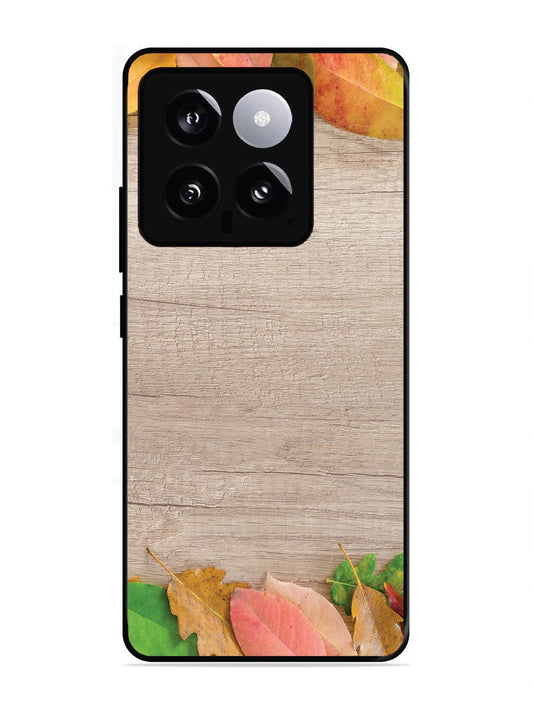 XIAOMI MI 14 5G Autumn Leafs On Wooden Table