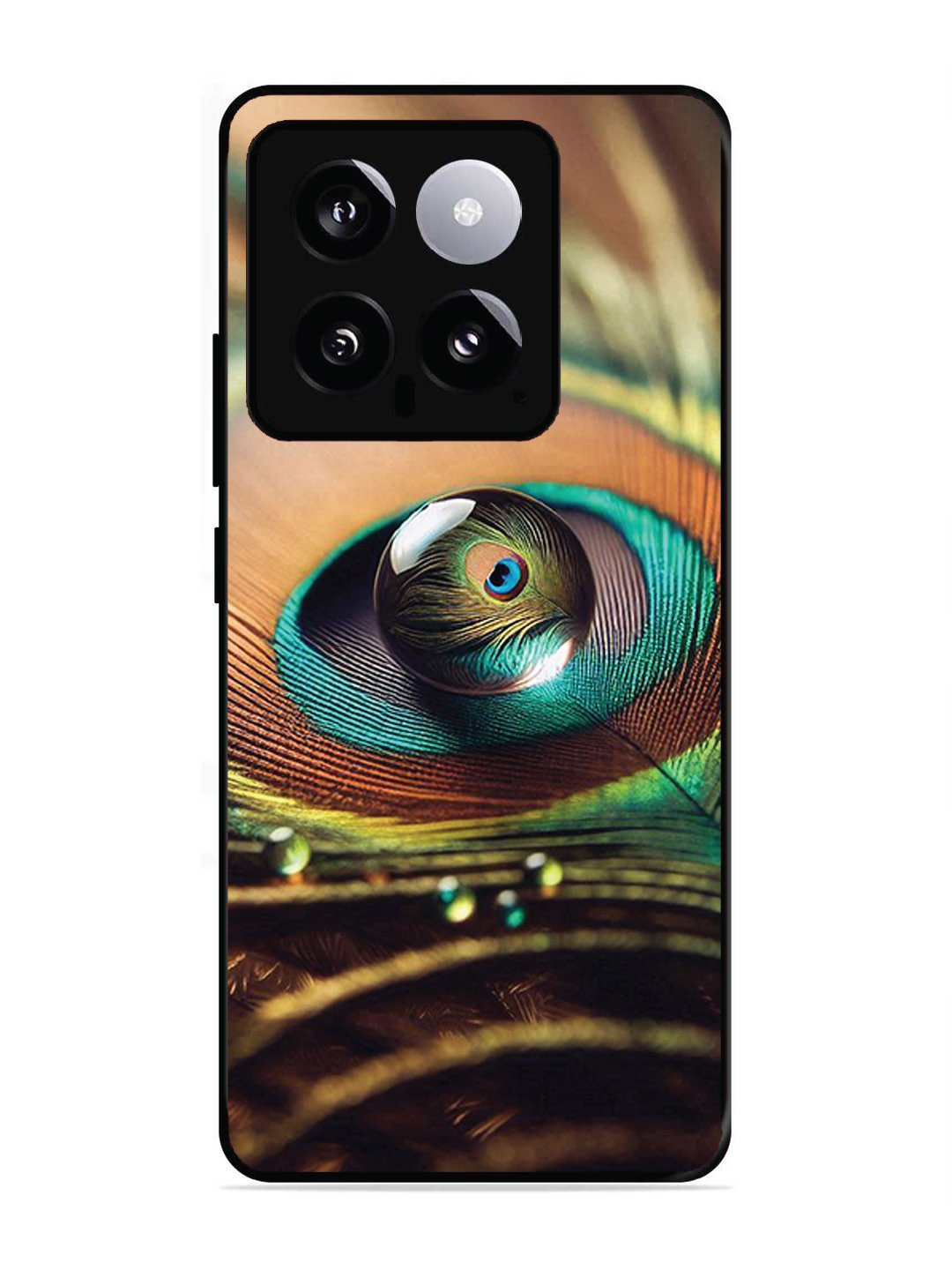 XIAOMI MI 14 5G Water Drop On Peacock Feather