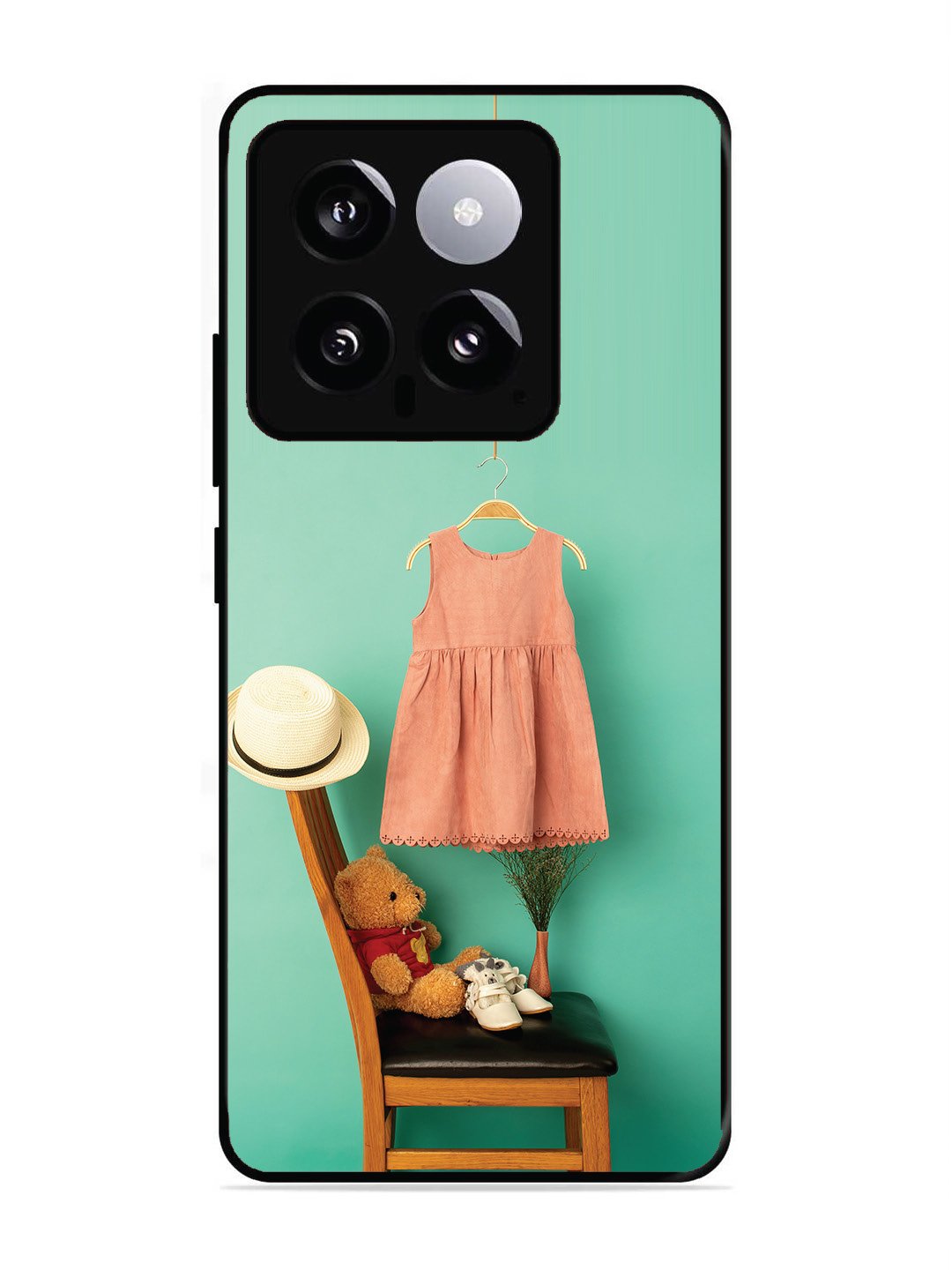 XIAOMI MI 14 5G Trendy dress for girl near toy bear