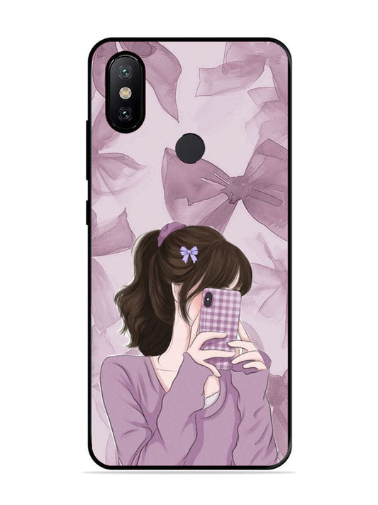 XIAOMI MI A2 Pinky Girl taking selfie