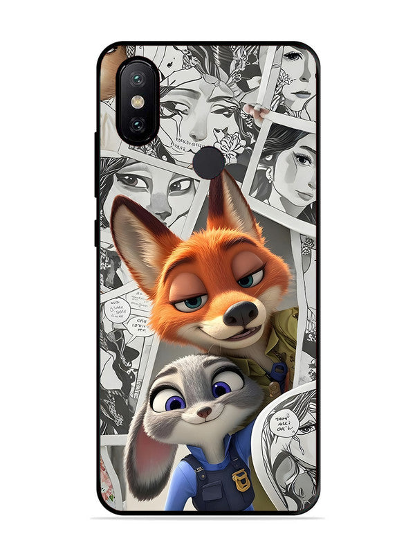 XIAOMI MI A2 Cute Nick wilde and judy hopps