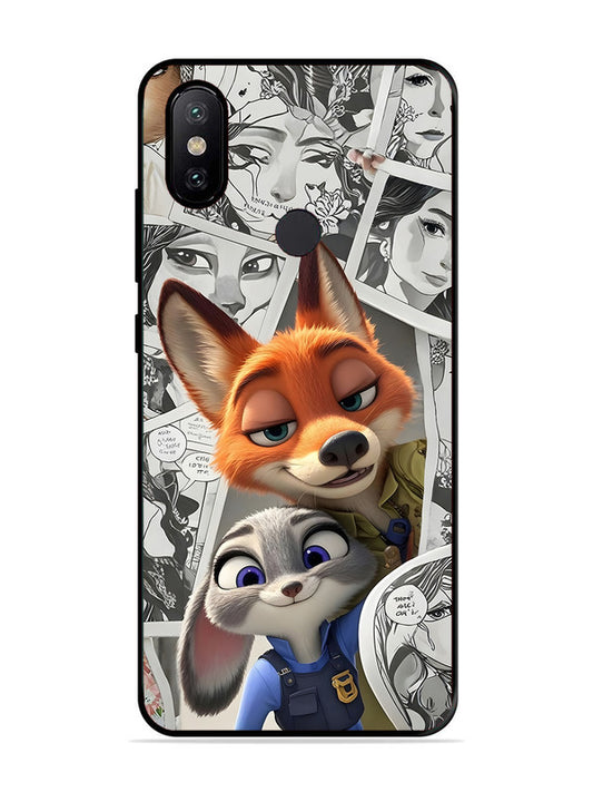 XIAOMI MI A2 Cute Nick wilde and judy hopps