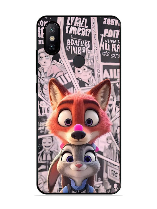 XIAOMI MI A2 Cute Nick wilde and judy hopps 2