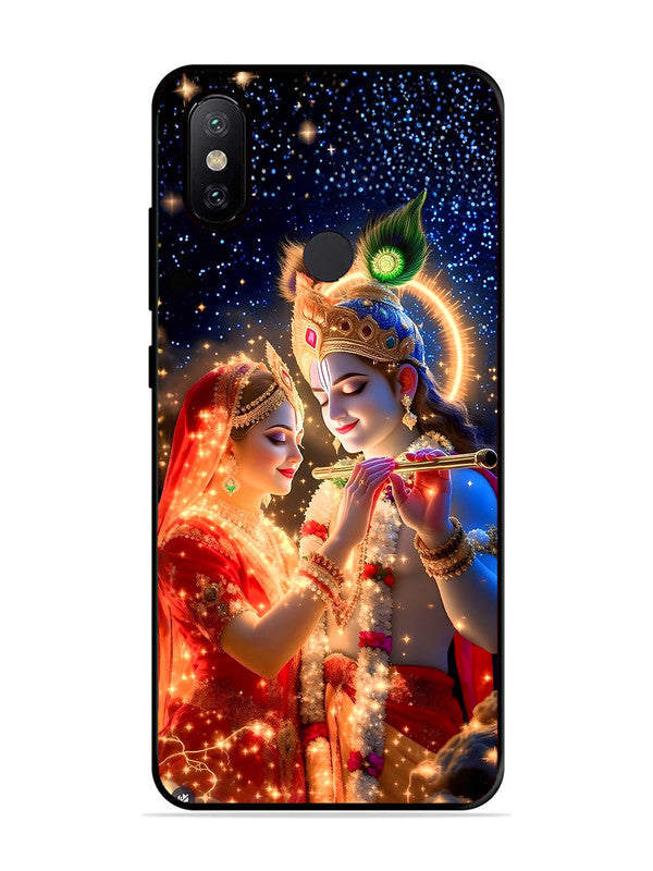 XIAOMI MI A2 Radha Krishna posing with flute