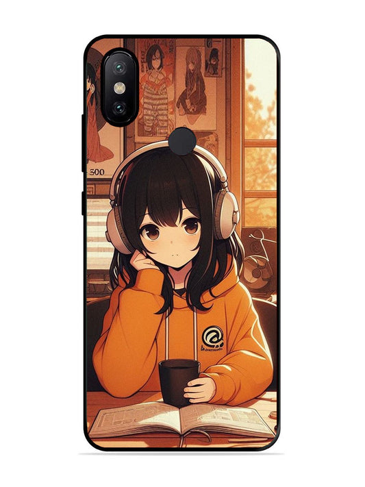 XIAOMI MI A2 Cute Girl listening Music
