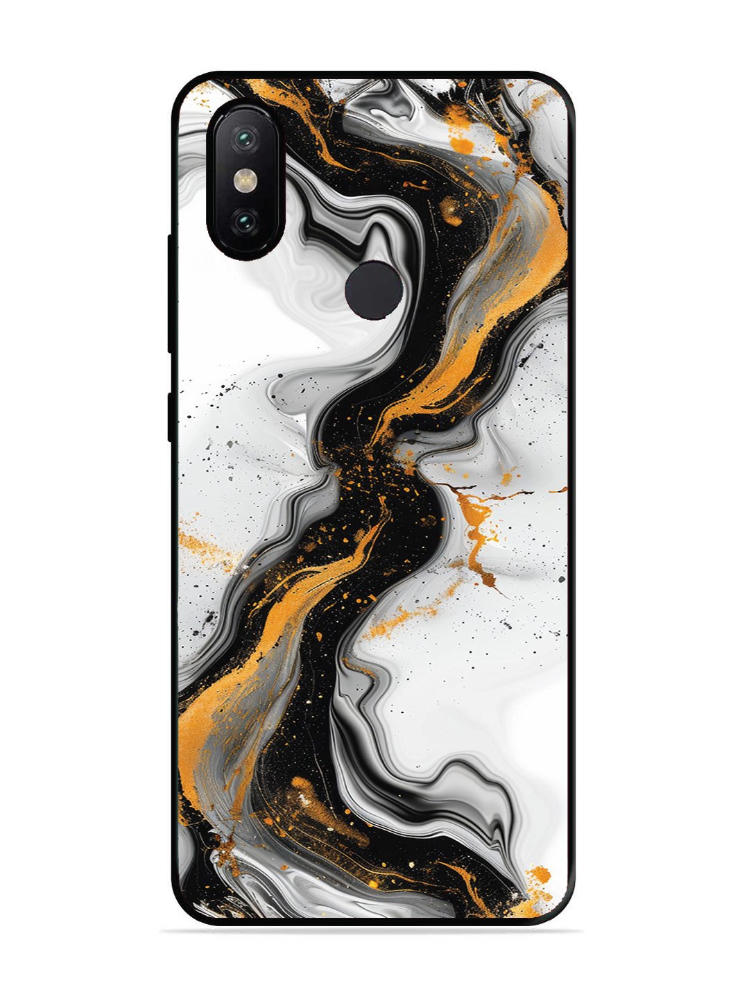 XIAOMI MI A2 Black And Golden Marble Essence