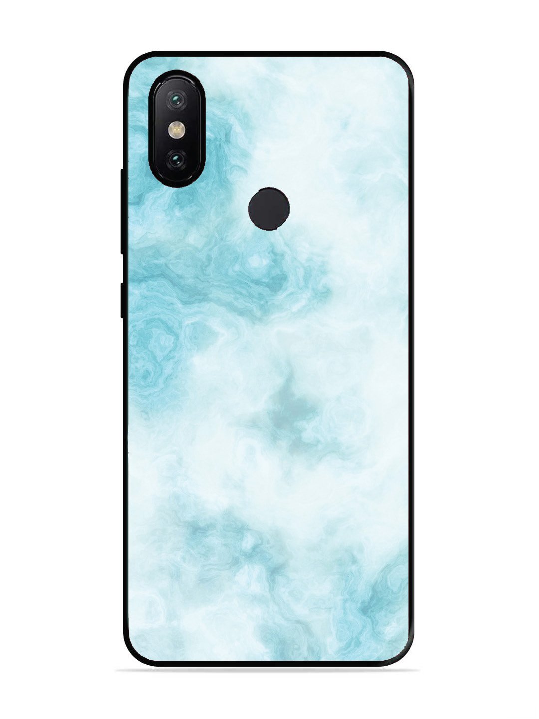 XIAOMI MI A2 Light Blue with White Ocean Marble
