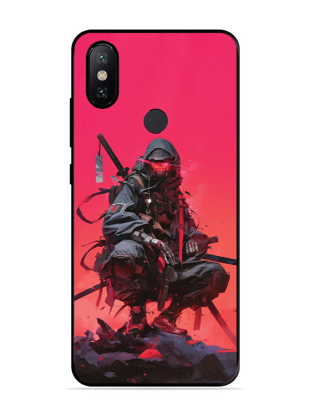 XIAOMI MI A2 Cyberpunk Ninja Katana