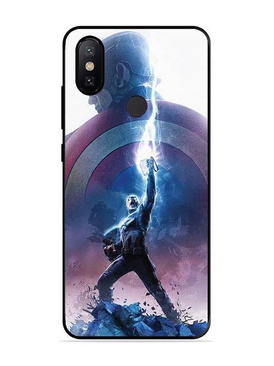 XIAOMI MI A2 captain-america-thor-hammer-lightning
