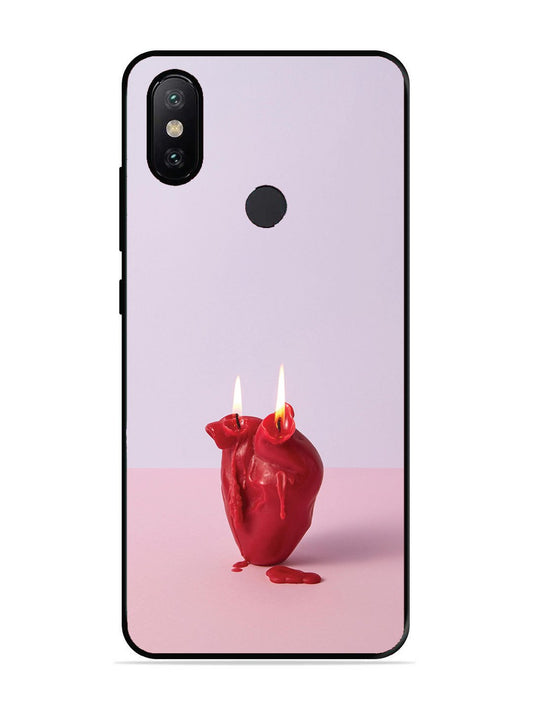 XIAOMI MI A2 A Lighted Heart Candle