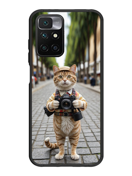 Xiaomi Redmi 10 Prime Cat as Cameraman