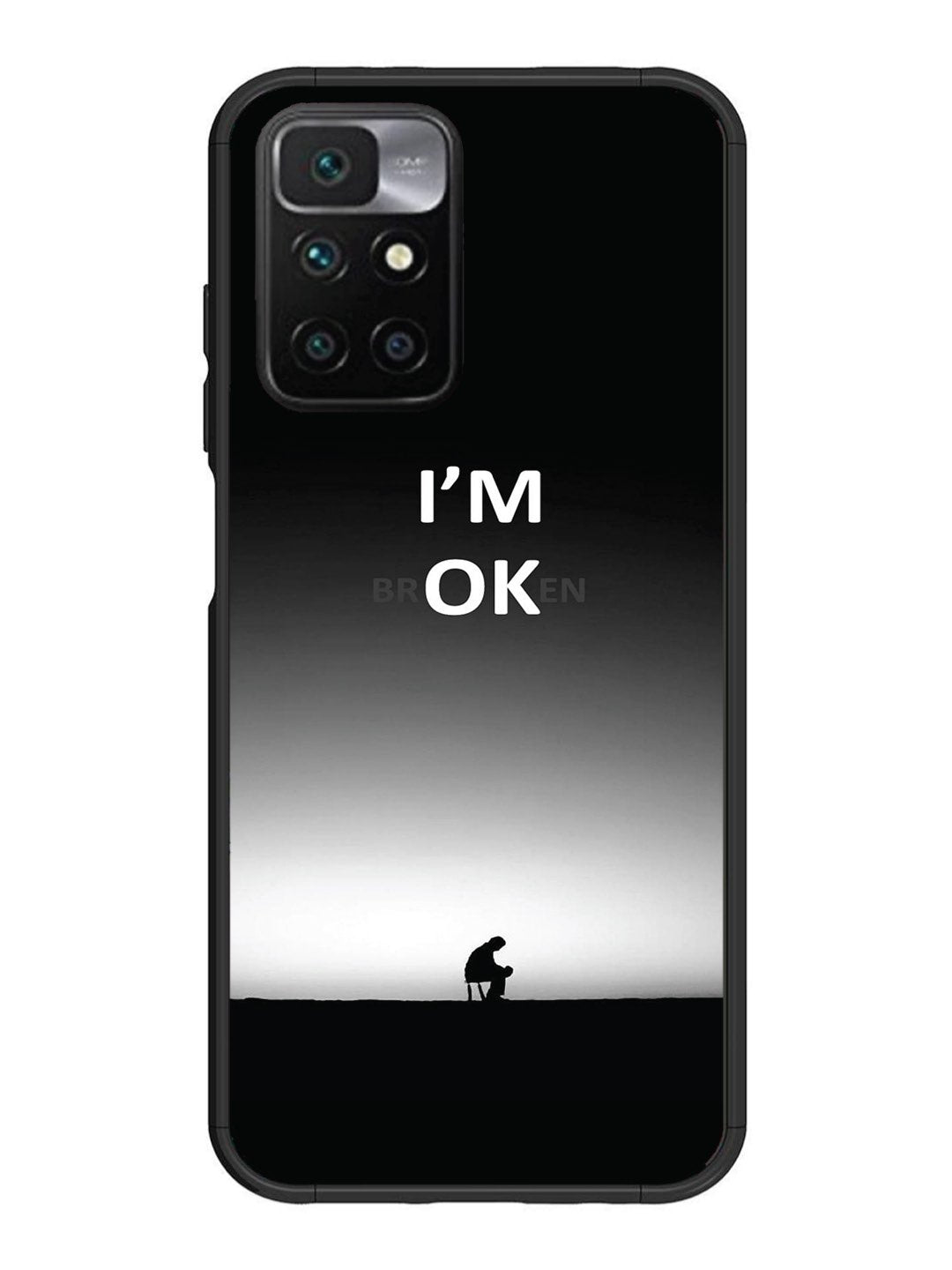 Xiaomi Redmi 10 Prime I'm Broken A man on Chair Alone