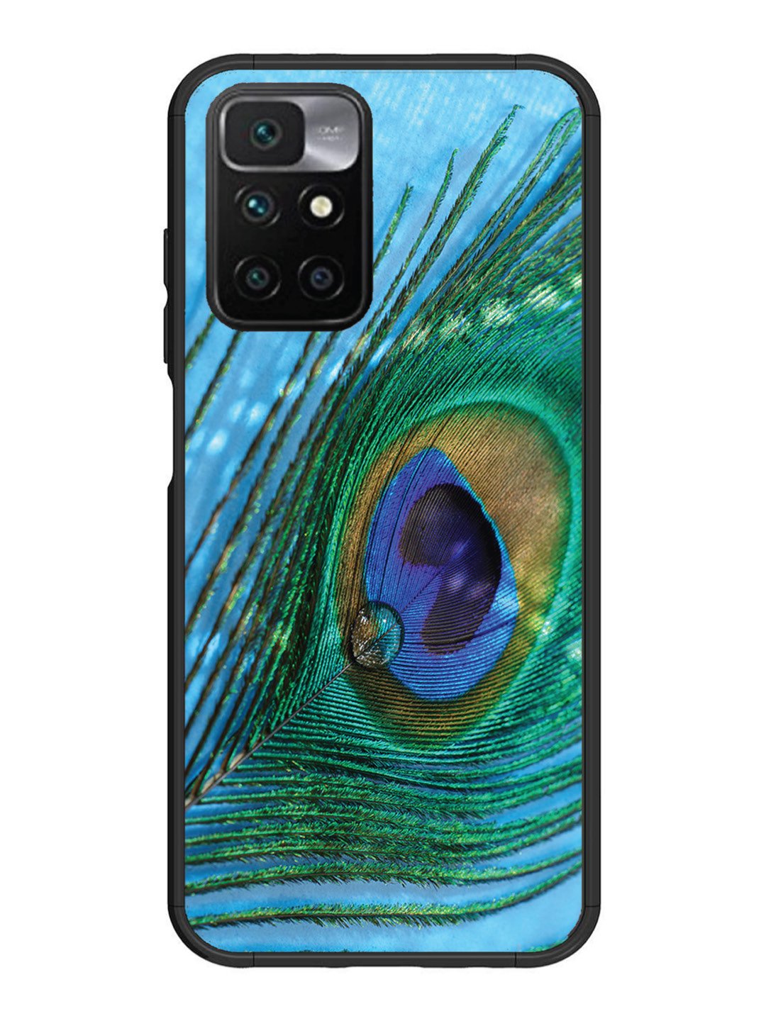 Xiaomi Redmi 10 Prime A drop on Peacock Feather