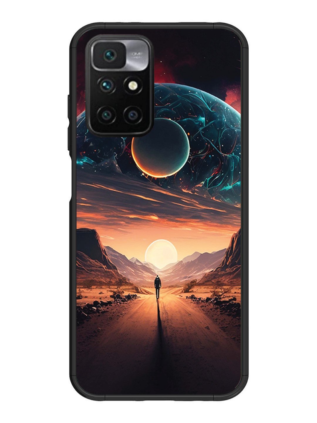 Xiaomi Redmi 10 Prime Sunset with space scene