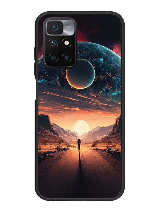 Xiaomi Redmi 10 Prime Sunset with space scene