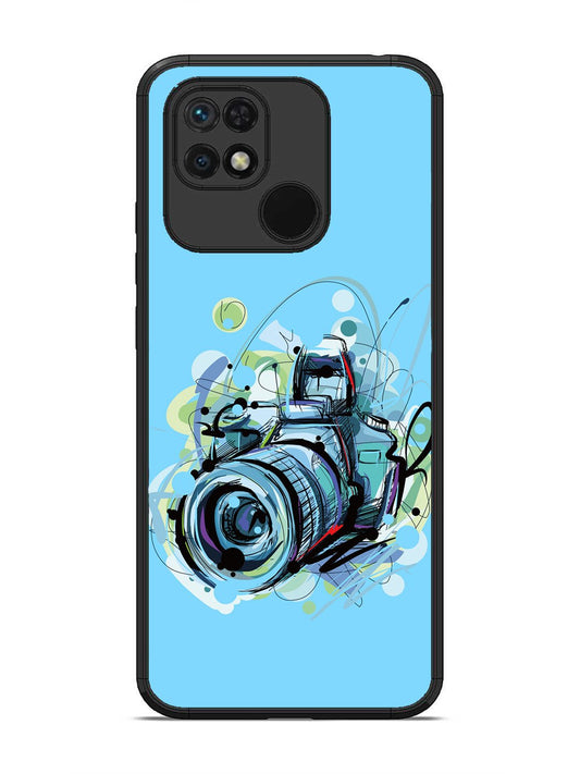 Xiaomi Redmi 10 Camera Blue Background