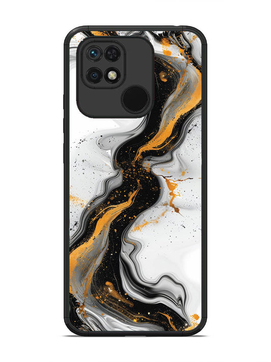 Xiaomi Redmi 10 Black And Golden Marble Essence