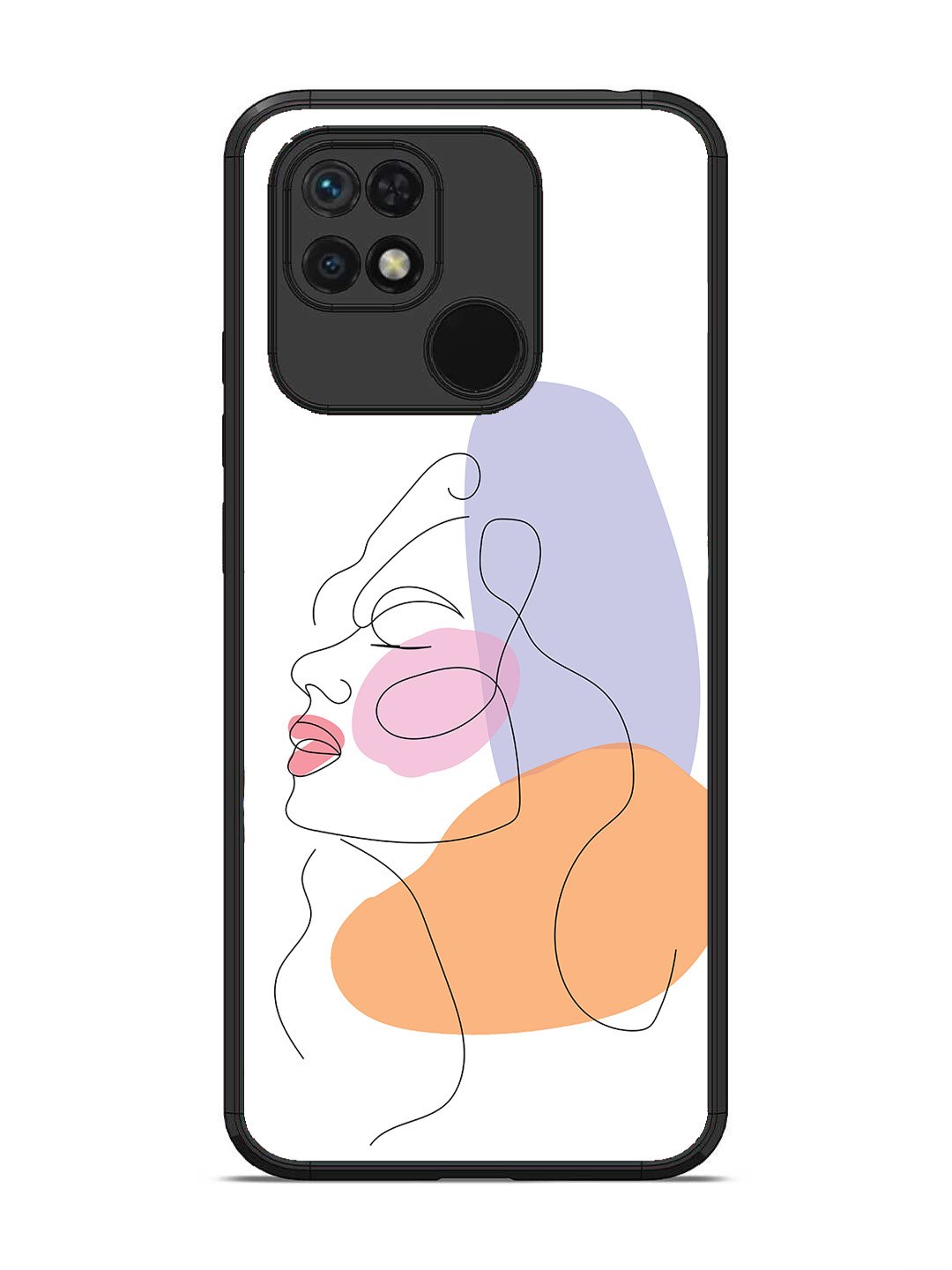 Xiaomi Redmi 10 Line Art Girl Face