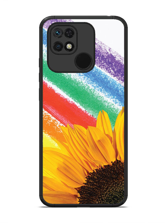 Xiaomi Redmi 10 Sunflower on Colourful Lines