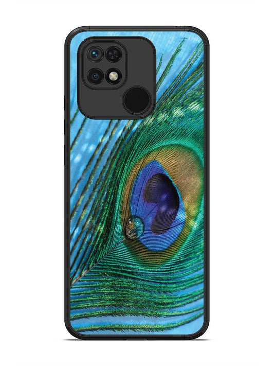 Xiaomi Redmi 10 A drop on Peacock Feather