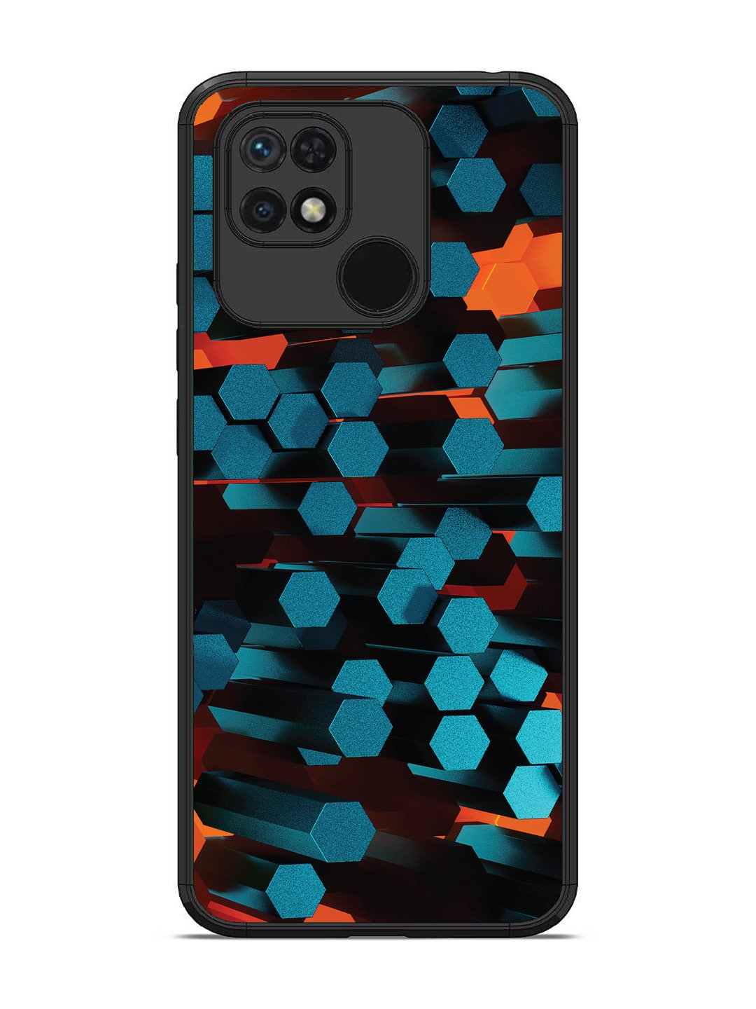 Xiaomi Redmi 10 Hexagon 3D Abstract