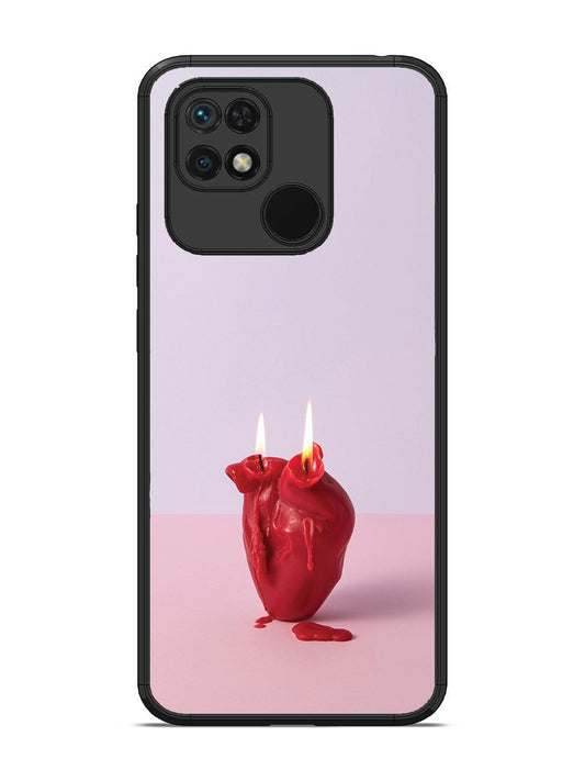 Xiaomi Redmi 10 A Lighted Heart Candle