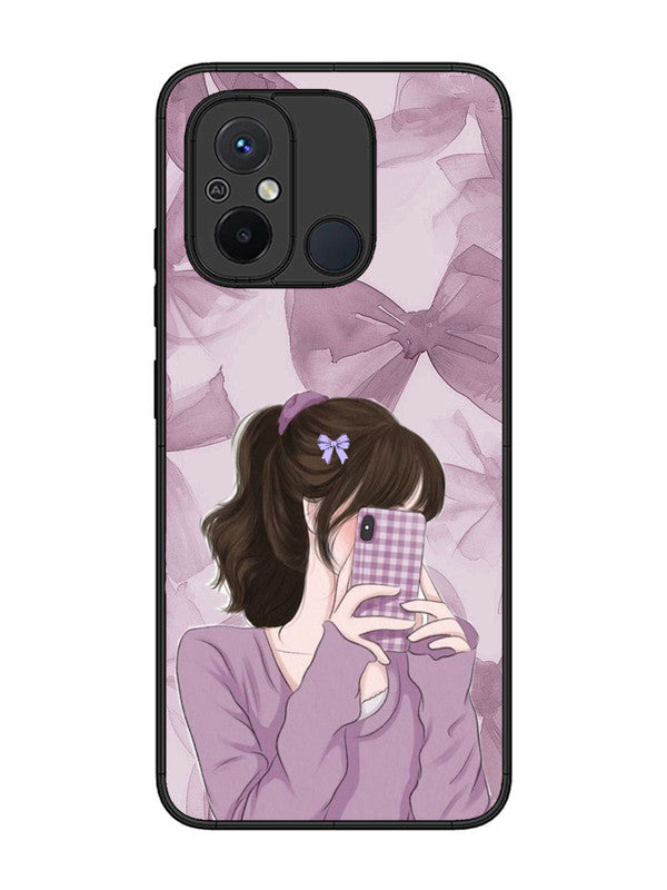 XIAOMI Redmi 12C Pinky Girl taking selfie