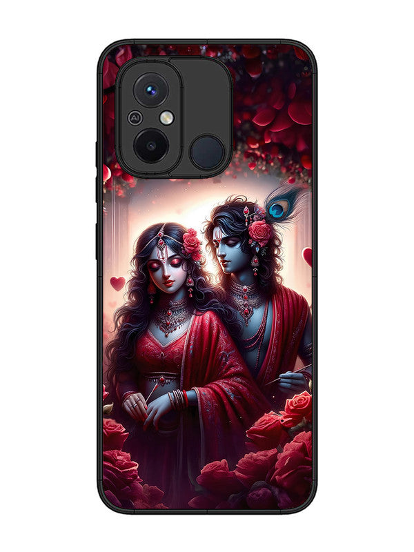 XIAOMI Redmi 12C Couples in Red theme like Radha Krishna
