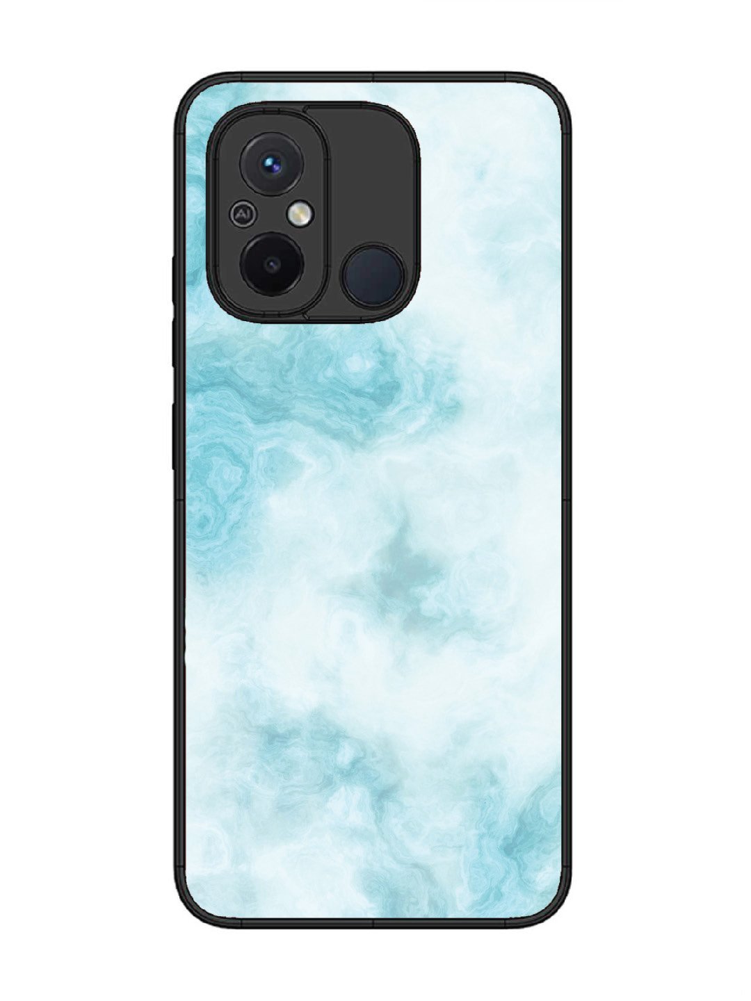 Xiaomi Redmi 12C Light Blue with White Ocean Marble