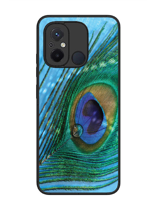 Xiaomi Redmi 12C A drop on Peacock Feather