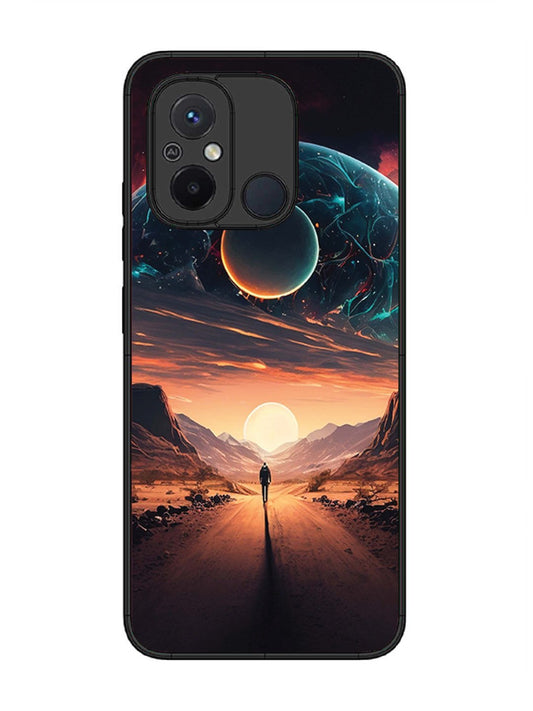 Xiaomi Redmi 12C Sunset with space scene