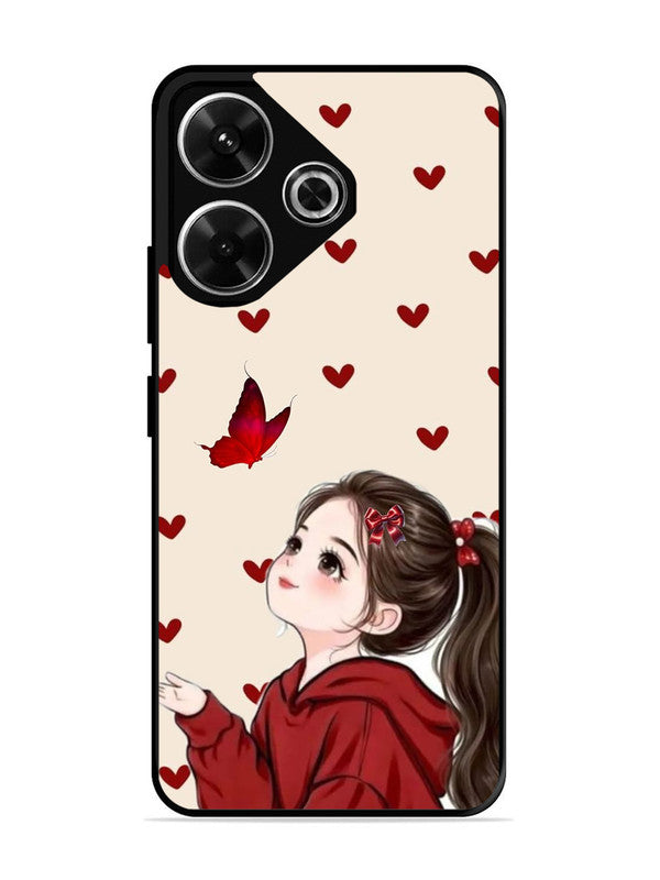 XIAOMI Redmi 13 5G Beautiful girl with red butterfly