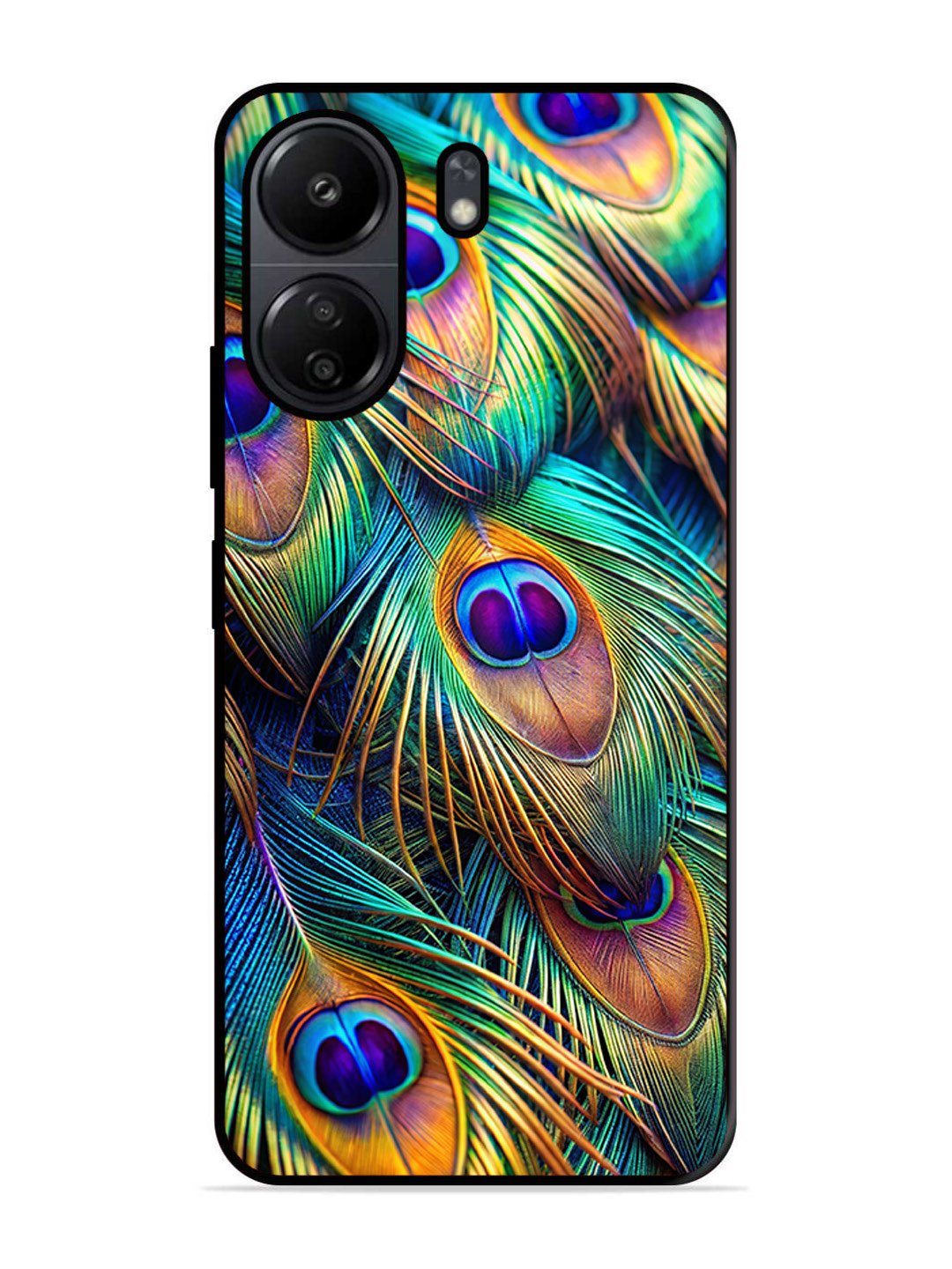 Poco C65 peacock feather