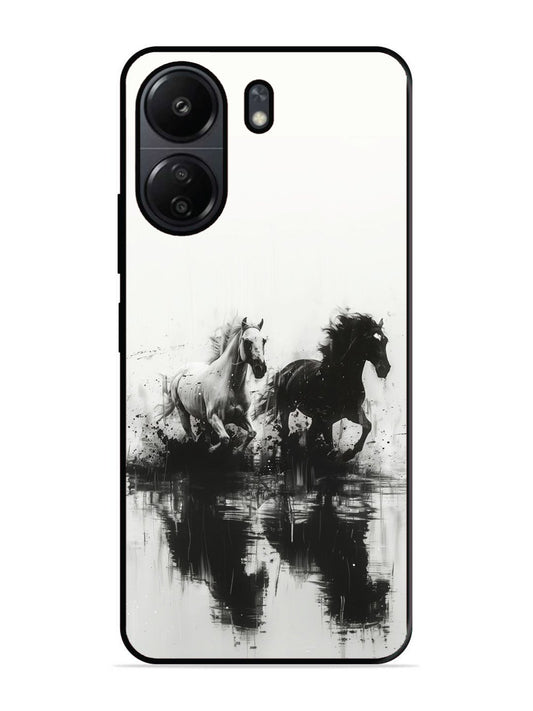Poco C65 Black & White Horse