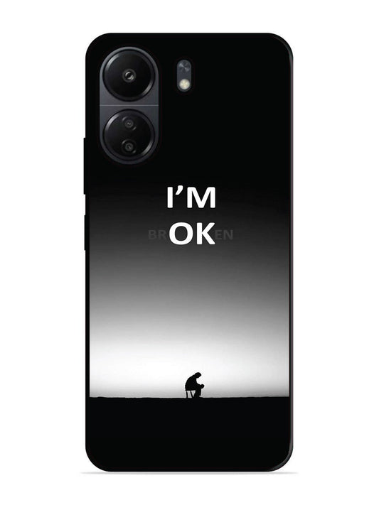 Poco C65 I'm Broken A man on Chair Alone