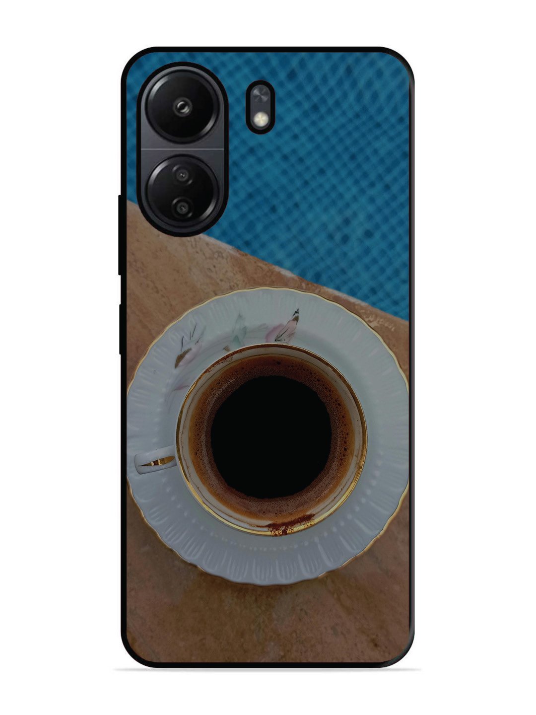 Poco C65 Black Tea Cup Saucer