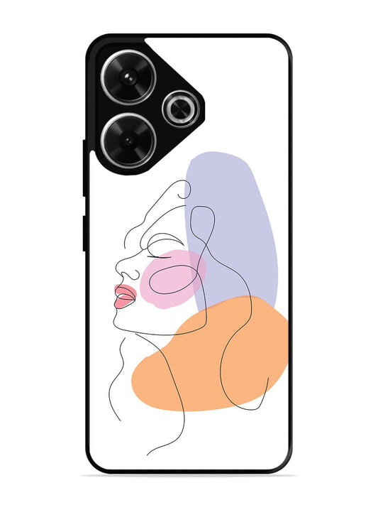 Xiaomi Redmi 13 5G Line Art Girl Face