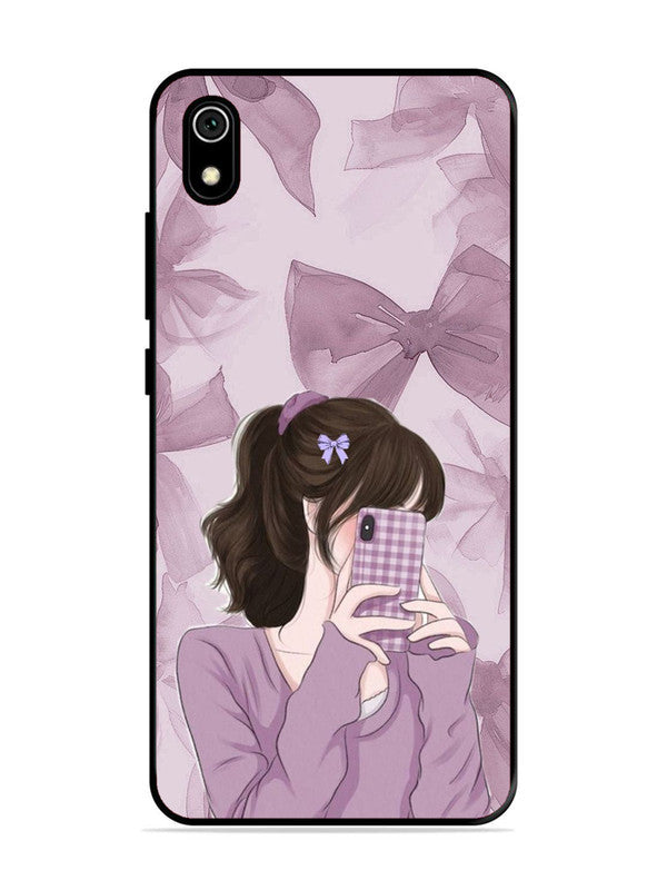 XIAOMI Redmi 7A Pinky Girl taking selfie