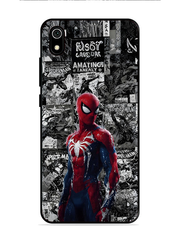 XIAOMI Redmi 7A Spiderman Highlighted on News Paper